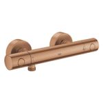 Casa si Gradina - Sanitare - Lavoar baie si accesorii - Baterii sanitare - Baterie dus Grohe 34765DL0, Grohtherm 800, aparenta, termostat, mat, cupru - Infinity.ro