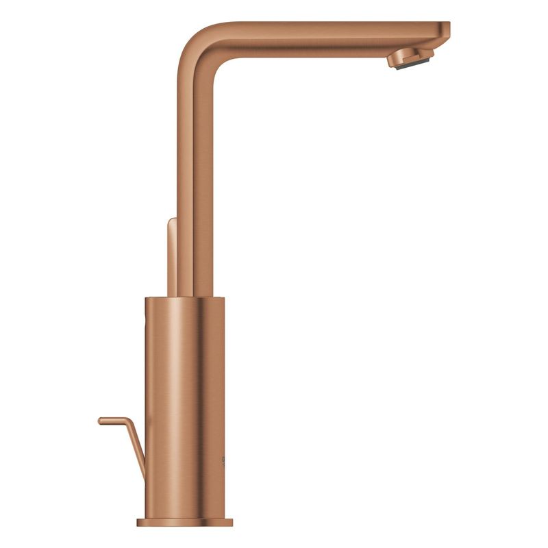 Casa si Gradina - Sanitare - Lavoar baie si accesorii - Baterii sanitare - Baterie lavoar Grohe 23296DL1, Lineare, L, 252 mm, ventil, mat, cupru - Infinity.ro
