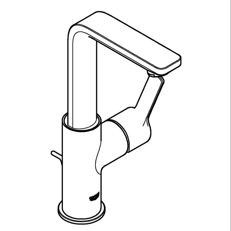 Casa si Gradina - Sanitare - Lavoar baie si accesorii - Baterii sanitare - Baterie lavoar Grohe 23296DL1, Lineare, L, 252 mm, ventil, mat, cupru - Infinity.ro