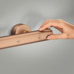 Casa si Gradina - Sanitare - Lavoar baie si accesorii - Baterii sanitare - Baterie dus Grohe 34765DL0, Grohtherm 800, aparenta, termostat, mat, cupru - Infinity.ro