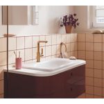 Casa si Gradina - Sanitare - Lavoar baie si accesorii - Baterii sanitare - Baterie lavoar Grohe 23296DL1, Lineare, L, 252 mm, ventil, mat, cupru - Infinity.ro