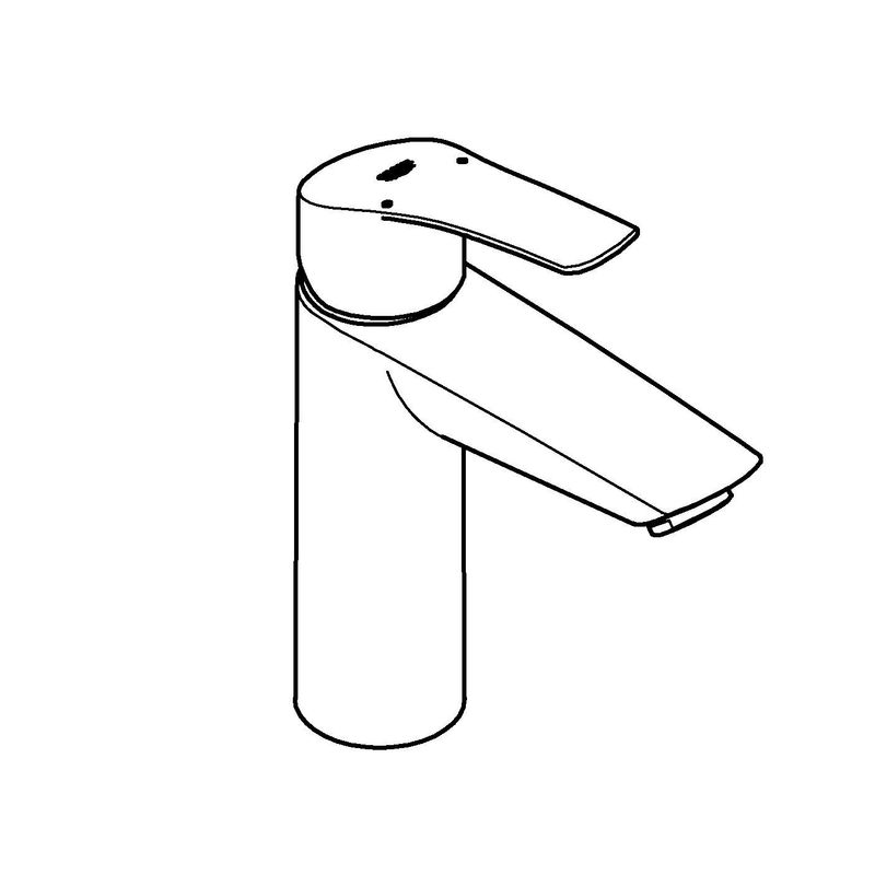 Casa si Gradina - Sanitare - Lavoar baie si accesorii - Baterii sanitare - Baterie lavoar Grohe 233242433, 28 mm, 5 l/min, 0.8 bar, 35 mm, 195 mm, 121 mm, 365 mm, 1 orificii instalare, Negru - Infinity.ro