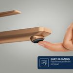Casa si Gradina - Sanitare - Lavoar baie si accesorii - Baterii sanitare - Baterie lavoar Grohe 23106DL1, 28 mm, 5 l/min, 0.6 bar, 35 mm, 180 mm, 128 mm, 360 mm, 1 orificii instalare, Cupru - Infinity.ro