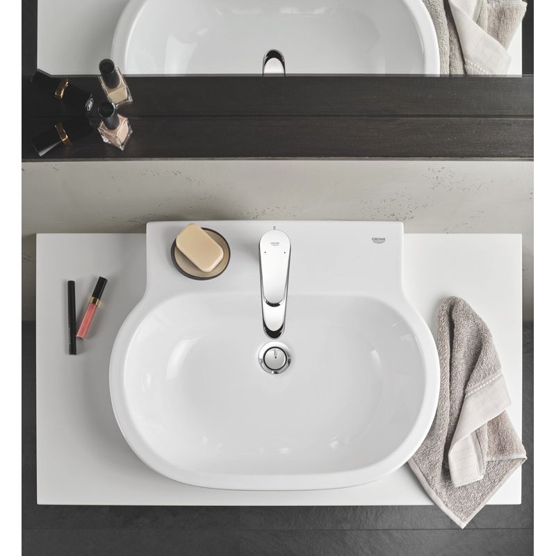 Casa si Gradina - Sanitare - Lavoar baie si accesorii - Baterii sanitare - Baterie lavoar Grohe 23448002, 35 mm, 1 bar, 184 mm, 142 mm, 505 mm, 1 orificii instalare, 3/8 dimensiune racord, Crom - Infinity.ro