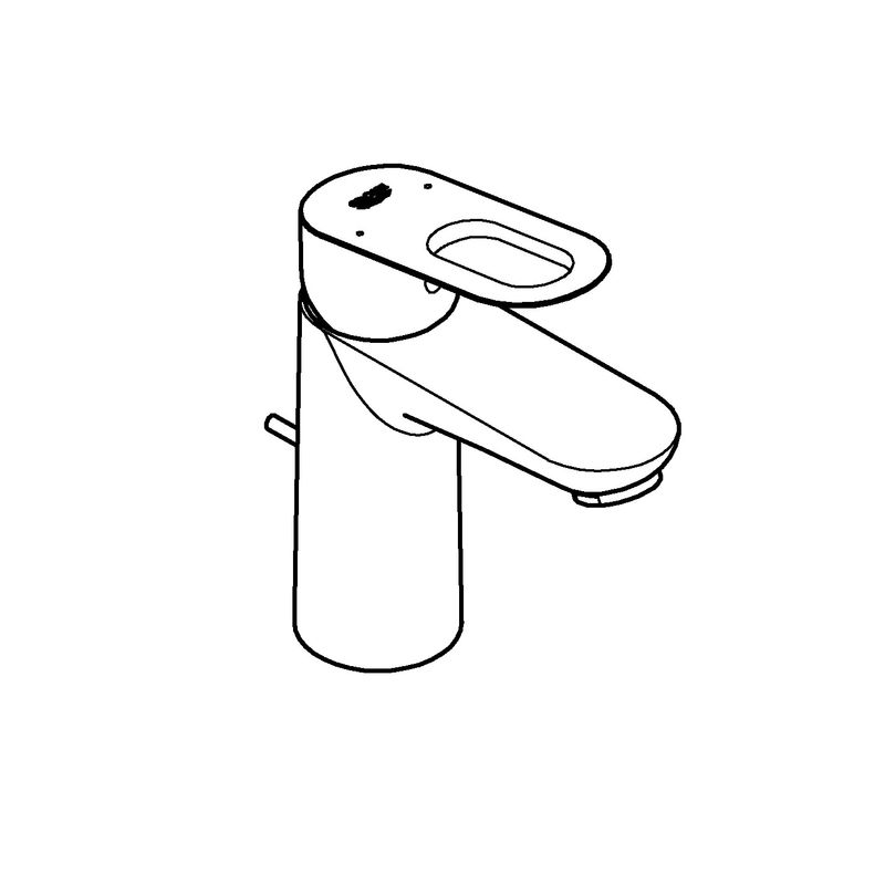 Casa si Gradina - Sanitare - Lavoar baie si accesorii - Baterii sanitare - Baterie lavoar Grohe 23335000, 28 mm, 5.7 l/min, 1 bar, 35 mm, 150 mm, 91 mm, 1.24 kg, 395 mm, monocomanda, Crom - Infinity.ro