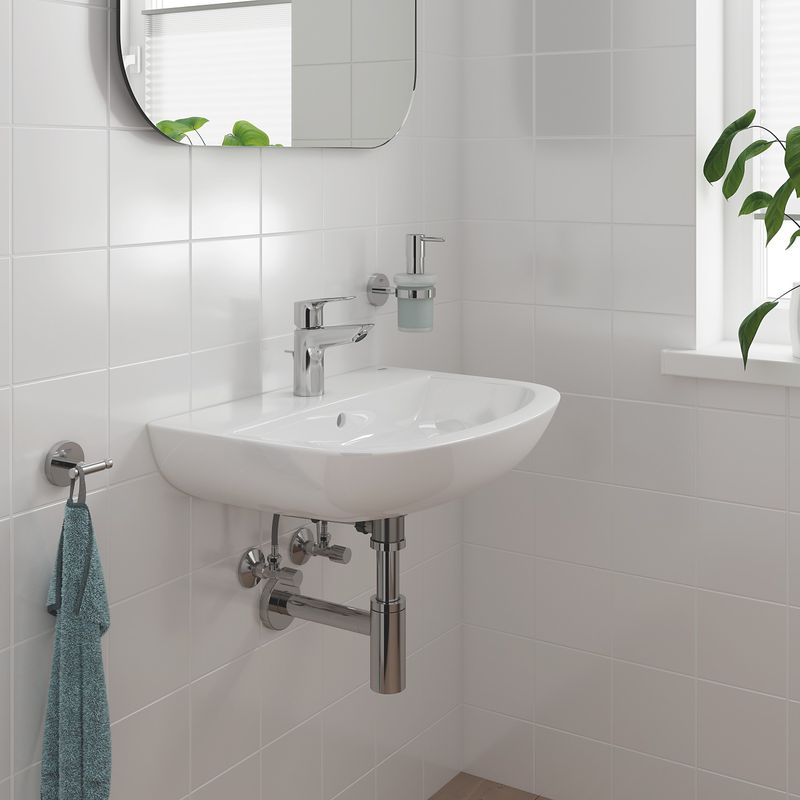 Casa si Gradina - Sanitare - Lavoar baie si accesorii - Baterii sanitare - Baterie lavoar Grohe 23335001, 1 bar, 35 mm, 147 mm, 93 mm, 398 mm, 1 orificii instalare, 3/8 dimensiune racord, Crom - Infinity.ro