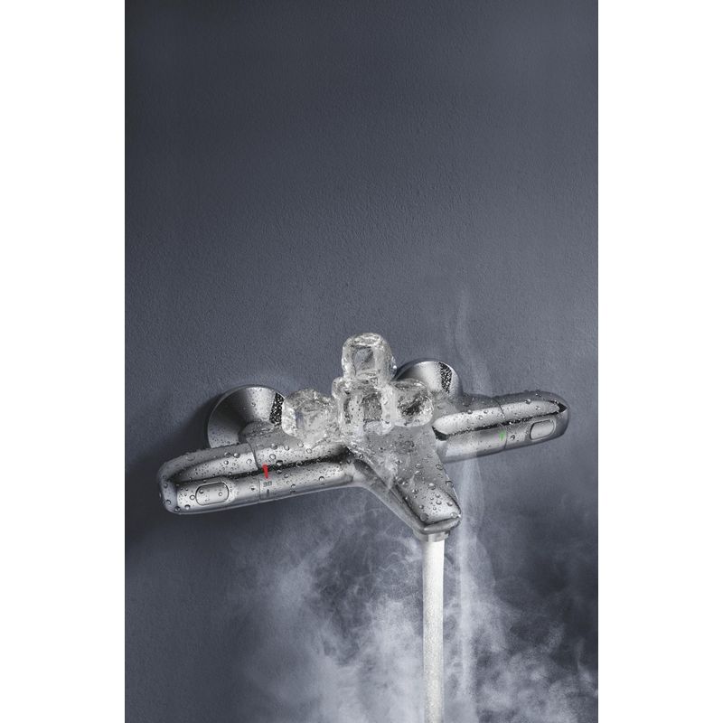 Casa si Gradina - Sanitare - Lavoar baie si accesorii - Baterii sanitare - Baterie cada Grohe 34816003, 1 bar, 317 mm, 173 mm, 101 mm, 2 orificii instalare, 1/2 dimensiune racord, Crom - Infinity.ro