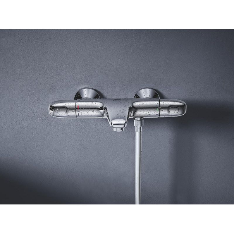 Casa si Gradina - Sanitare - Lavoar baie si accesorii - Baterii sanitare - Baterie cada Grohe 34816003, 1 bar, 317 mm, 173 mm, 101 mm, 2 orificii instalare, 1/2 dimensiune racord, Crom - Infinity.ro