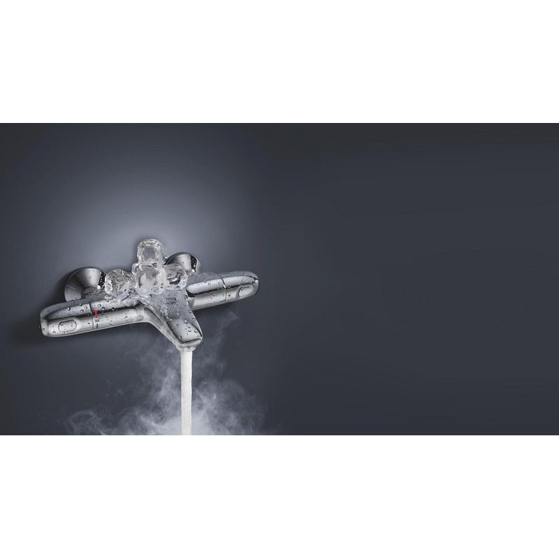 Casa si Gradina - Sanitare - Lavoar baie si accesorii - Baterii sanitare - Baterie cada Grohe 34816003, 1 bar, 317 mm, 173 mm, 101 mm, 2 orificii instalare, 1/2 dimensiune racord, Crom - Infinity.ro