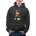 Fashion, accesorii si bijuterii - Barbati - Imbracaminte - Hanorace barbati - Hanorac Barbati Paw Patrol Chase Patrula Catelusilor Politist, negru, marime M - Infinity.ro