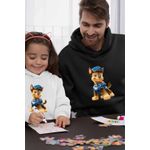 Fashion, accesorii si bijuterii - Barbati - Imbracaminte - Hanorace barbati - Hanorac Barbati Paw Patrol Chase Patrula Catelusilor Politist, negru, marime M - Infinity.ro