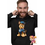 Fashion, accesorii si bijuterii - Barbati - Imbracaminte - Hanorace barbati - Hanorac Barbati Paw Patrol Chase Patrula Catelusilor Politist, negru, marime M - Infinity.ro