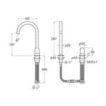 Casa si Gradina - Sanitare - Lavoar baie si accesorii - Baterii sanitare - Baterie lavoar Roca A5A3W3FP20, 28 mm, 5 l/min, 0.5 bar, 35 mm, 287 mm, 162 mm, 460 mm, 2 orificii instalare, Verde - Infinity.ro