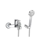 Casa si Gradina - Sanitare - Lavoar baie si accesorii - Baterii sanitare - Baterie cada Roca A5A0A6AC0K, 0.8 bar, 80 mm, 1.7 m, 156 mm, 220 mm, 124 mm, 2 orificii instalare, Crom - Infinity.ro