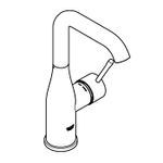 Casa si Gradina - Sanitare - Lavoar baie si accesorii - Baterii sanitare - Baterie lavoar Grohe 23541001, 28 mm, 1 bar, 35 mm, 244 mm, 127 mm, 385 mm, 1 orificii instalare, Crom - Infinity.ro