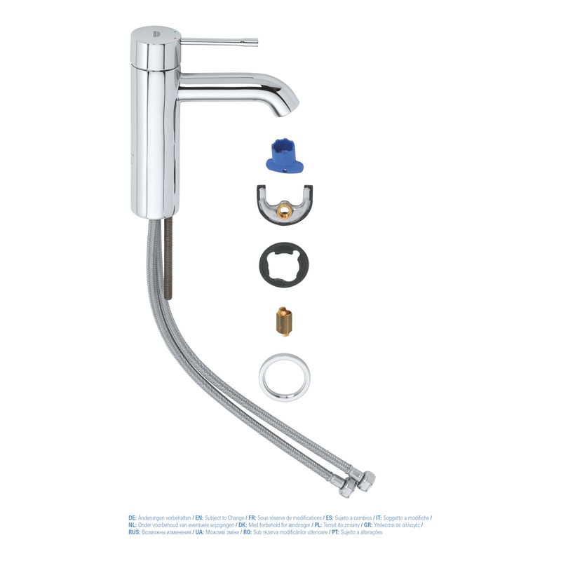 Casa si Gradina - Sanitare - Lavoar baie si accesorii - Baterii sanitare - Baterie lavoar Grohe 23590001, 28 mm, 5.7 l/min, 0.3 bar, 35 mm, 174 mm, 116 mm, 360 mm, 1 orificii instalare, Crom - Infinity.ro