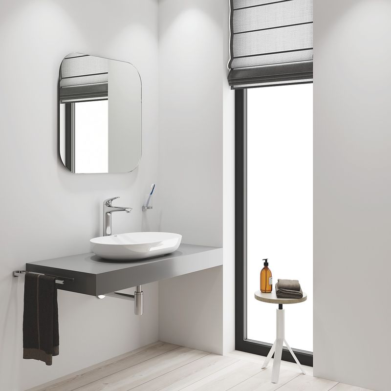 Casa si Gradina - Sanitare - Lavoar baie si accesorii - Baterii sanitare - Baterie lavoar Grohe 23719003, 35 mm, 5.7 l/min, 1 bar, 334 mm, 175 mm, 2.25 kg, 370 mm, 1 orificii instalare, Crom - Infinity.ro
