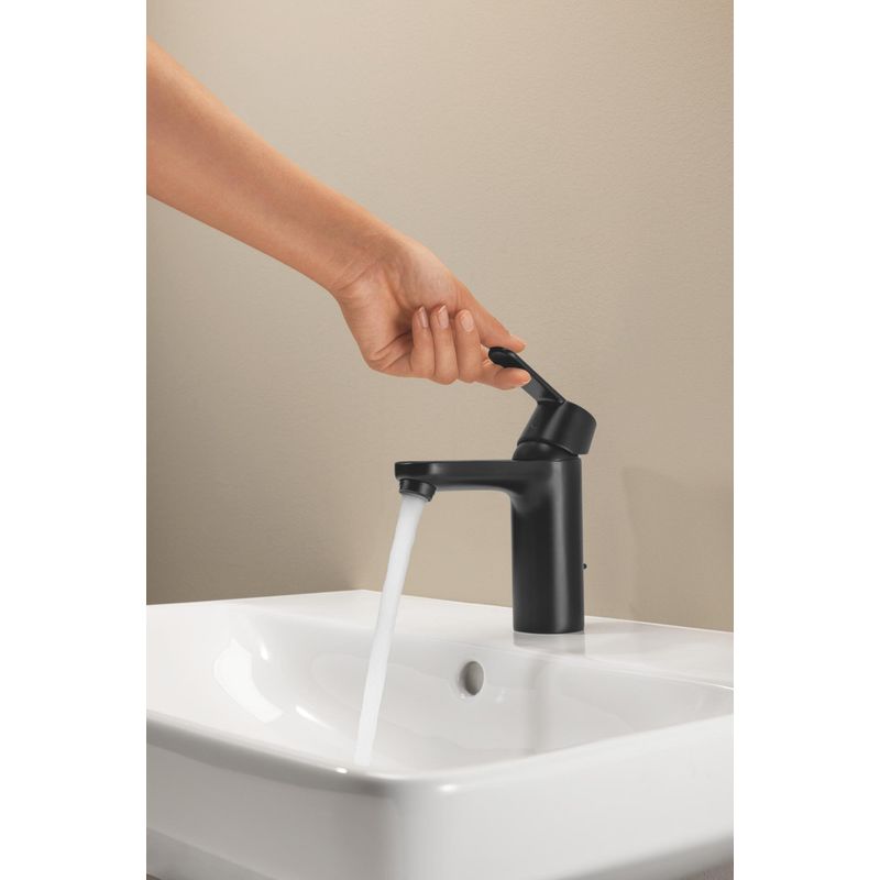 Casa si Gradina - Sanitare - Lavoar baie si accesorii - Baterii sanitare - Baterie lavoar Grohe 234542430, 35 mm, 5 l/min, 0.7 bar, 34 mm, 159 mm, 122 mm, 360 mm, 1 orificii instalare, Negru - Infinity.ro