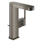 Casa si Gradina - Sanitare - Lavoar baie si accesorii - Baterii sanitare - Baterie lavoar Grohe 23871AL3, Plus, M, 190 mm, pivotanta, ventil, mat, grafit - Infinity.ro