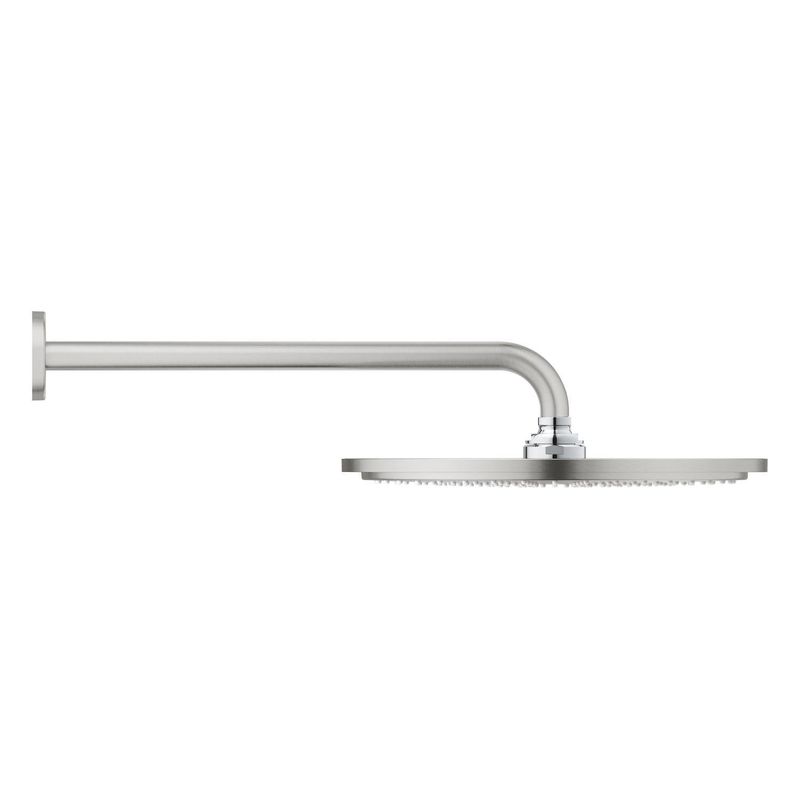 Casa si Gradina - Sanitare - Cazi si cabine de dus - Coloane si seturi de dus - Dus fix Grohe 26066DC0, Rainshower 310, pe perete, 310 mm, 1 functie, mat, otel satinat - Infinity.ro
