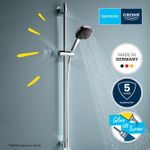 Casa si Gradina - Sanitare - Cazi si cabine de dus - Coloane si seturi de dus - Coloana dus Grohe 26930001, 1.75 m, 110 mm, 920 mm, 2 functii para dus, 1/2 conexiune furtun, conexiune universala, Crom - Infinity.ro