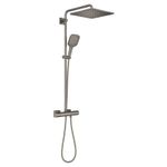 Casa si Gradina - Sanitare - Cazi si cabine de dus - Coloane si seturi de dus - Sistem de dus Grohe 26837AL0, SmartActive Cube 310, aparent, 310 mm, termostat, 1 functie, mat, grafit - Infinity.ro