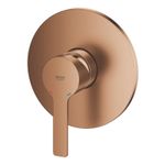 Casa si Gradina - Sanitare - Cazi si cabine de dus - Coloane si seturi de dus - Unitate comanda Grohe 24063DL1, Lineare, 1 functie, necesita valva, mat, cupru - Infinity.ro