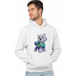 Fashion, accesorii si bijuterii - Barbati - Imbracaminte - Hanorace barbati - Hanorac Barbati Paw Patrol Everest Patrula Catelusilor Pompier, alb, marime 2XL - Infinity.ro