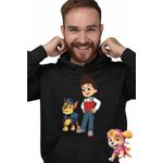 Fashion, accesorii si bijuterii - Barbati - Imbracaminte - Hanorace barbati - Hanorac Barbati Paw Patrol Ryder Chase Patrula Catelusilor, negru, marime XL - Infinity.ro