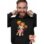 Fashion, accesorii si bijuterii - Barbati - Imbracaminte - Hanorace barbati - Hanorac Barbati Paw Patrol Skye Patrula Catelusilor Pilot, negru, marime 3XL - Infinity.ro