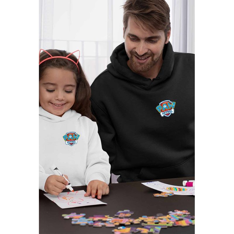 Fashion, accesorii si bijuterii - Barbati - Imbracaminte - Hanorace barbati - Hanorac Barbati Paw Patrol Emblema Patrula Catelusilor, negru, marime 2XL - Infinity.ro