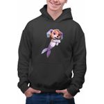 Fashion, accesorii si bijuterii - Barbati - Imbracaminte - Hanorace barbati - Hanorac Barbati Paw Patrol Merpups Coral Patrula Catelusilor Catei Sirena, negru, marime XL - Infinity.ro