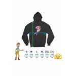 Fashion, accesorii si bijuterii - Barbati - Imbracaminte - Hanorace barbati - Hanorac Barbati Paw Patrol Merpups Coral Patrula Catelusilor Catei Sirena, negru, marime XL - Infinity.ro