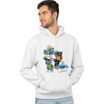 Fashion, accesorii si bijuterii - Barbati - Imbracaminte - Hanorace barbati - Hanorac Barbati Paw Patrol Strumfii Strumfita Baby Stumf, alb, marime L - Infinity.ro