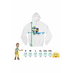 Fashion, accesorii si bijuterii - Barbati - Imbracaminte - Hanorace barbati - Hanorac Barbati Paw Patrol Strumfii Strumfita Baby Stumf, alb, marime L - Infinity.ro