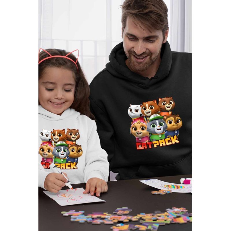 Fashion, accesorii si bijuterii - Barbati - Imbracaminte - Hanorace barbati - Hanorac Barbati Paw Patrol Cat Pack Patrula Catelusilor, negru, marime 3XL - Infinity.ro