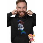 Fashion, accesorii si bijuterii - Barbati - Imbracaminte - Hanorace barbati - Hanorac Barbati Paw Patrol Merpups Moby Patrula Catelusilor Catei Sirena, negru, marime S - Infinity.ro