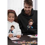 Fashion, accesorii si bijuterii - Barbati - Imbracaminte - Hanorace barbati - Hanorac Barbati Paw Patrol Ryder Patrula Catelusilor Politist, negru, marime 3XL - Infinity.ro