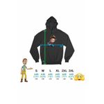Fashion, accesorii si bijuterii - Barbati - Imbracaminte - Hanorace barbati - Hanorac Barbati Paw Patrol Ryder Patrula Catelusilor Politist, negru, marime 3XL - Infinity.ro