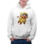Fashion, accesorii si bijuterii - Barbati - Imbracaminte - Hanorace barbati - Hanorac Barbati Paw Patrol Cat Pack Leo Patrula Catelusilor, alb, marime 2XL - Infinity.ro