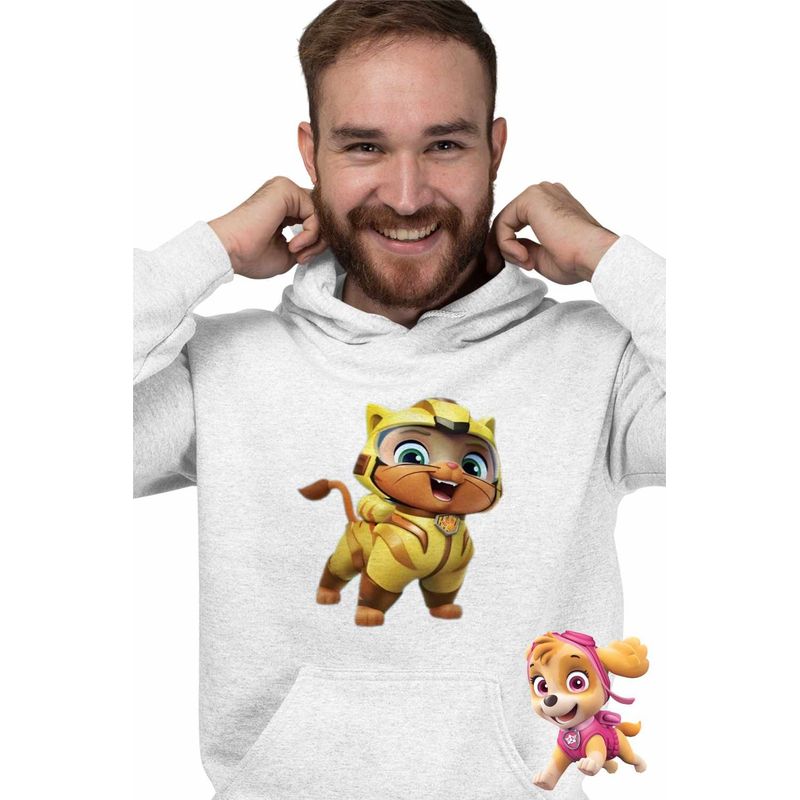 Fashion, accesorii si bijuterii - Barbati - Imbracaminte - Hanorace barbati - Hanorac Barbati Paw Patrol Cat Pack Leo Patrula Catelusilor, alb, marime 2XL - Infinity.ro