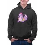 Fashion, accesorii si bijuterii - Barbati - Imbracaminte - Hanorace barbati - Hanorac Barbati Dora Exploratoarea Tico Prieten, negru, marime M - Infinity.ro