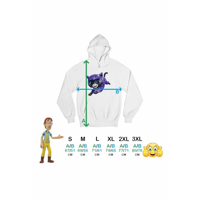 Fashion, accesorii si bijuterii - Barbati - Imbracaminte - Hanorace barbati - Hanorac Barbati Paw Patrol Cat Pack Shade Patrula Catelusilor, alb, marime 3XL - Infinity.ro