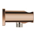 Casa si Gradina - Sanitare - Cazi si cabine de dus - Coloane si seturi de dus - Cot iesire dus Grohe 26659DA0, Rainshower SoftSquare, 1/2'' x 1/2'', suport para, lucios, cupru - Infinity.ro