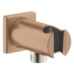 Casa si Gradina - Sanitare - Cazi si cabine de dus - Coloane si seturi de dus - Cot iesire dus Grohe 26659DL0, Rainshower SoftSquare, 1/2'' x 1/2'', suport para, mat, cupru - Infinity.ro