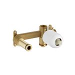 Casa si Gradina - Sanitare - Lavoar baie si accesorii - Accesorii baterii sanitare - Valva baterie lavoar Roca A5252206B0, 1/2 diametru alimentare, 2 nr iesiri, 2 nr intrari, ornament alb mat - Infinity.ro