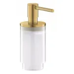 Casa si Gradina - Sanitare - Suporturi si accesorii baie - Dispensere - Dozator sapun lichid Grohe Selection, 130 ml, sticla/metal, mat, auriu, 41028GN0 - Infinity.ro