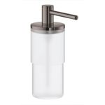 Casa si Gradina - Sanitare - Suporturi si accesorii baie - Dispensere - Dozator sapun lichid Grohe 40306A03, Atrio, 160 ml, sticla, metal, fara suport, lucios, grafit - Infinity.ro