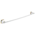 Casa si Gradina - Sanitare - Suporturi si accesorii baie - Suporturi baie - Bara prosop Grohe 40629IG0, Grandera, pe perete, 600 mm, metal, crom / auriu - Infinity.ro