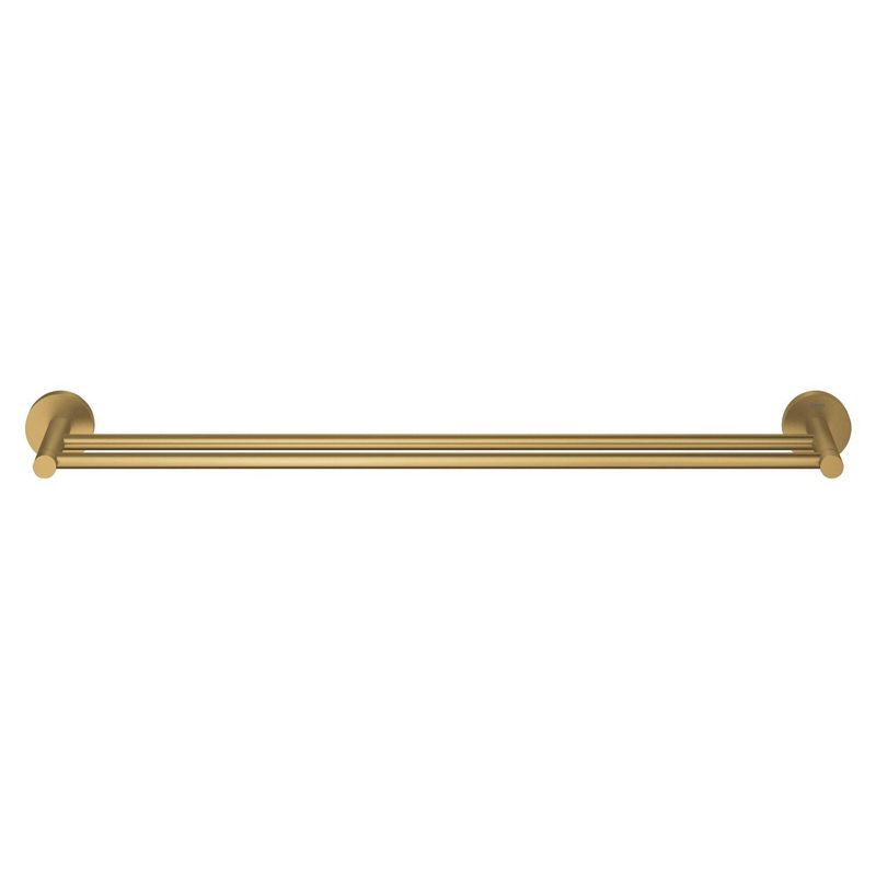 Casa si Gradina - Sanitare - Suporturi si accesorii baie - Suporturi baie - Bara prosop dubla Grohe 41203GN0, Start, 600 mm, meta, mat, auriu - Infinity.ro